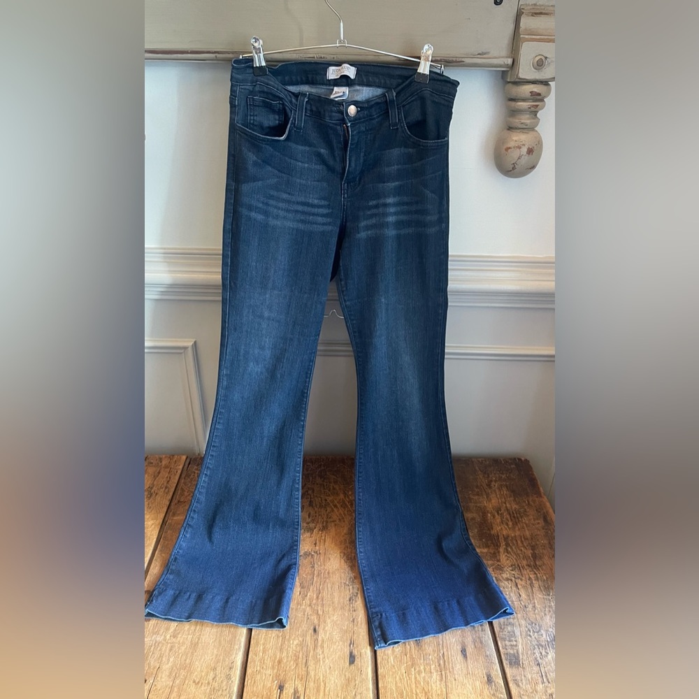 Judy Blue boot cute denim slacks sz 13